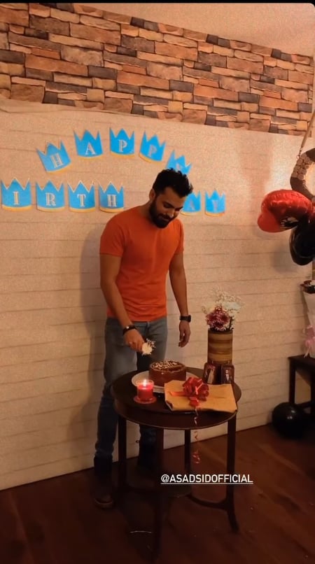 Asad Siddiqui Celebrated Birthday With Wife Zara Noor Abbas