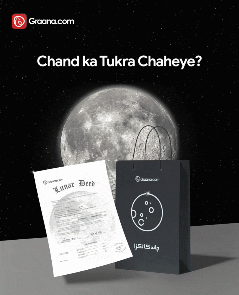 Graana.com Sells Land on Moon in its New Campaign