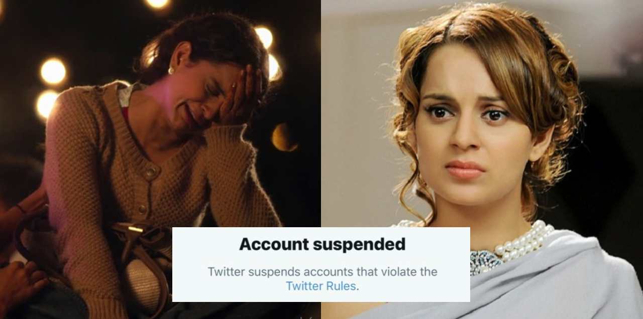 Oops! Twitter Permanently Suspends Kangana Ranaut Account For ‘Violating Rules’