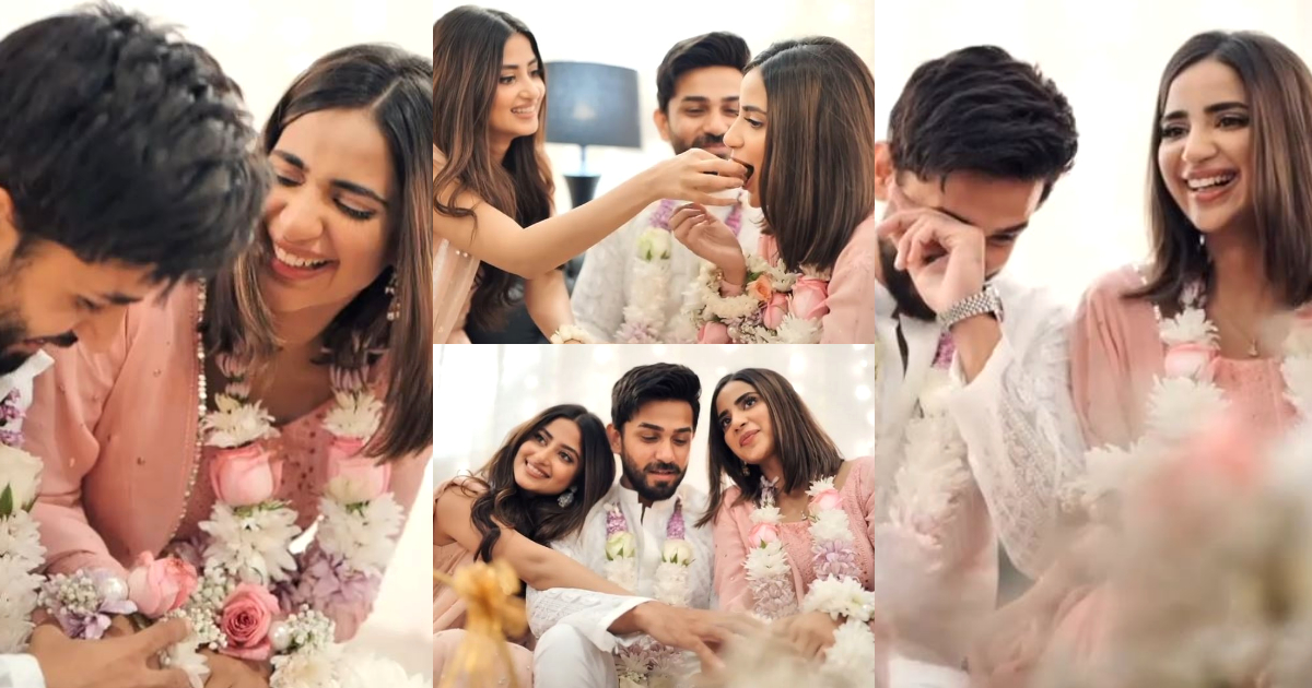 Saboor Aly and Ali Ansari Engagement Video