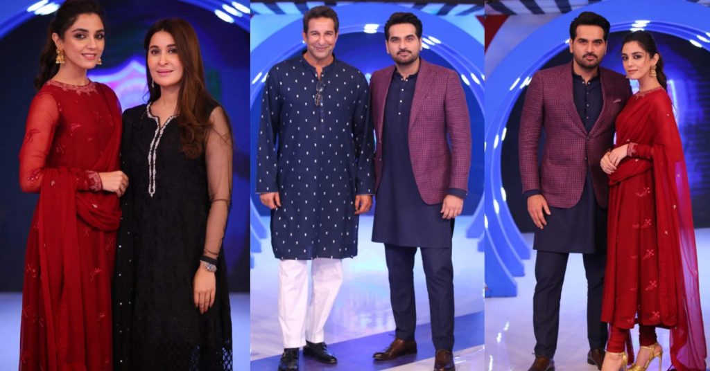 maya-ali-and-waseem-akram-beautiful-pictures-from-jeeto-pakistan-league