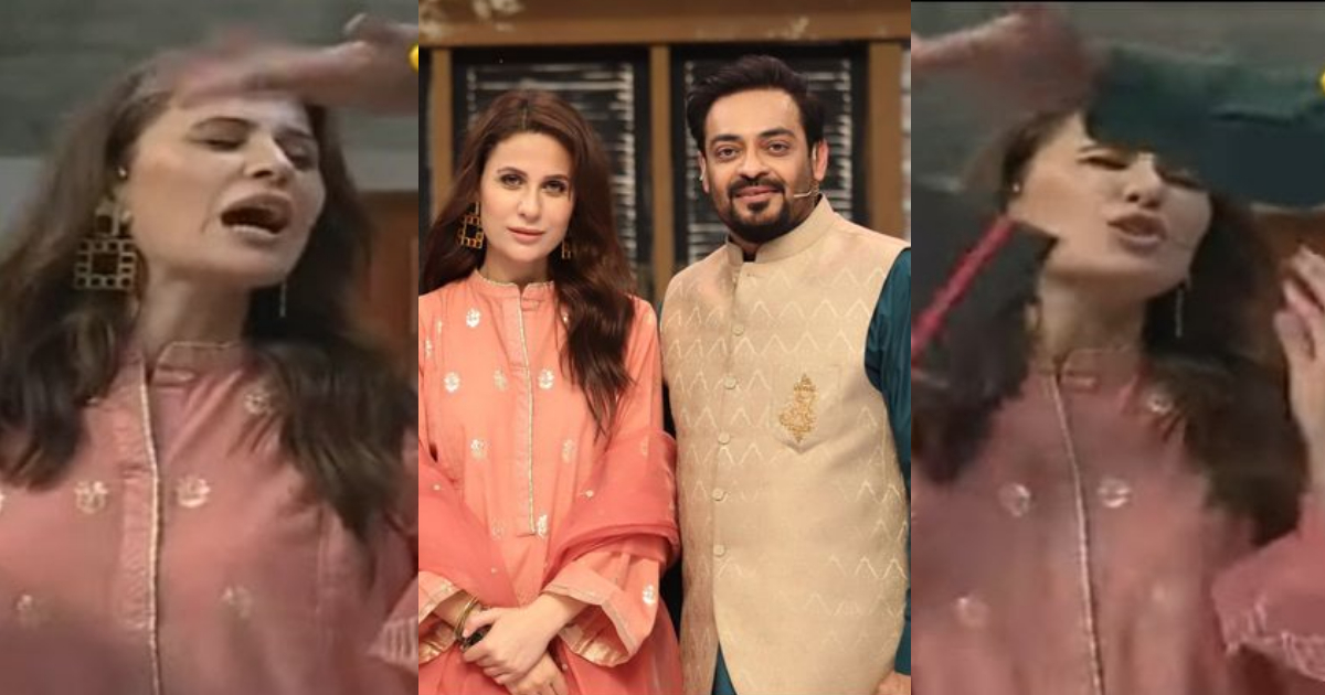 Nausheen Shah Got Angry On Aamir Liaquat – Video
