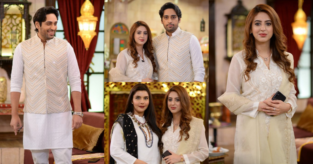 Salman Saeed With His Wife Aleena at Shan-e-Suhoor – Pictures