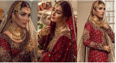 Ayeza Khan looks gorgeous On Annus Abrar Eid Collection