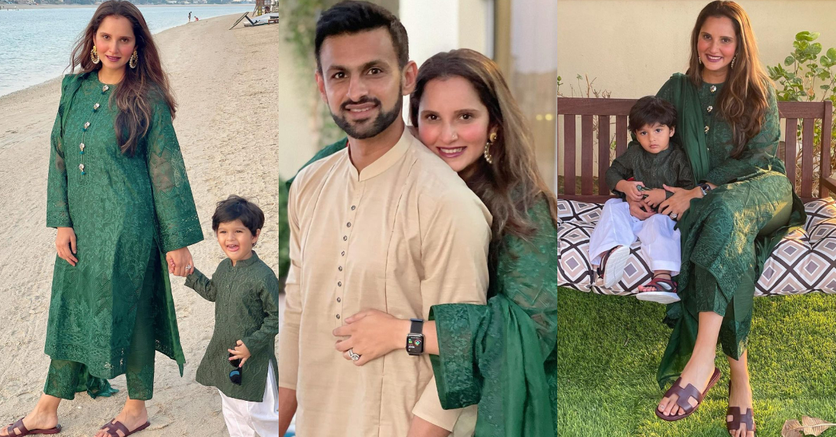 Shoaib Malik Celebrated  Eid-ul-Fitar With Wife Sania Mirza In Dubai
