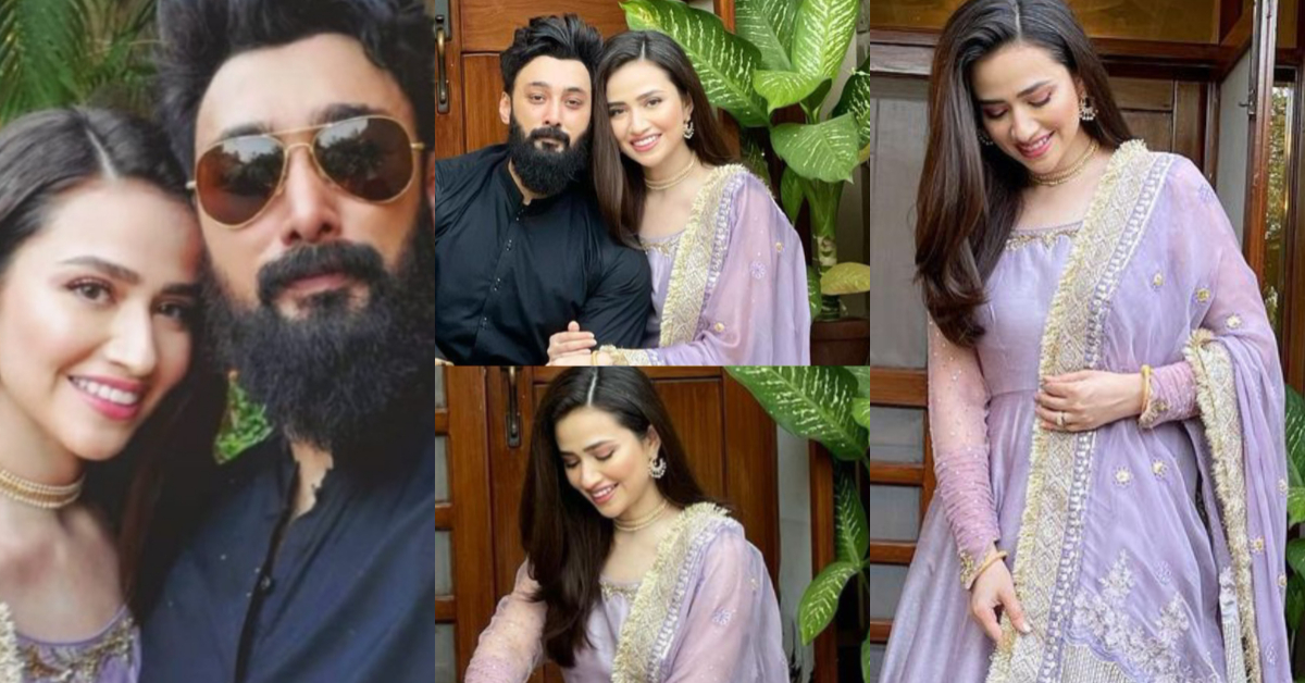 Sana Javed and Umair Jaswal Eid Day Pictures