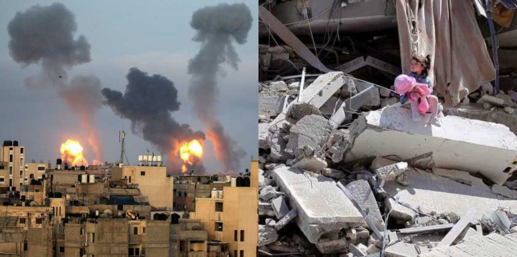 10,000-palestinians-become-homeless,-132-dead-as-israel-bombs-gaza-even-on-eid