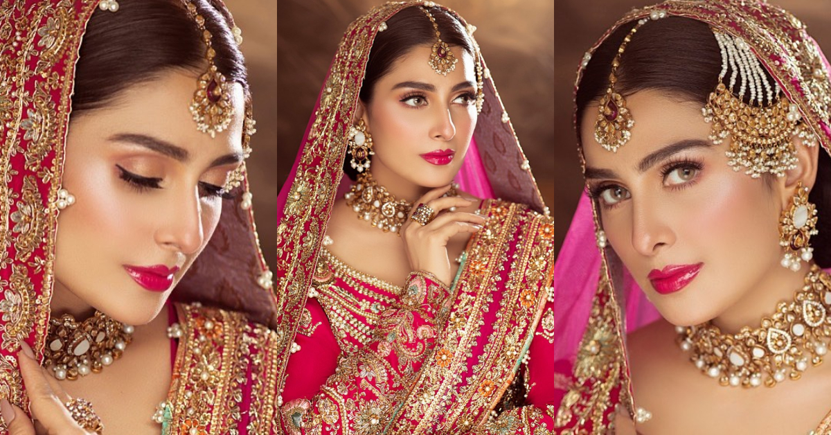 Ayeza Khan Looks Glorious In Bridal Shoot For Shoaib Khan
