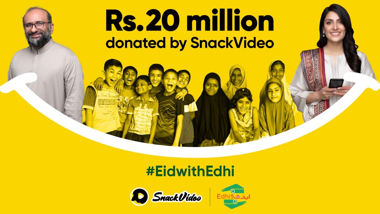 SnackVideo-Edhi Ramadan Campaign Raises PKR 20 Million in Donation