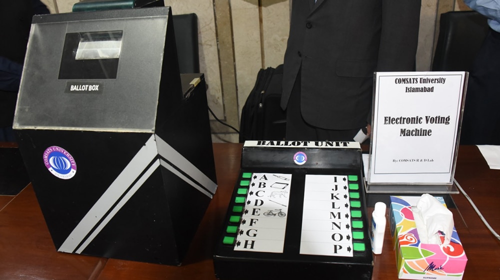 MoST Installs E-Voting Machine at Parliament House