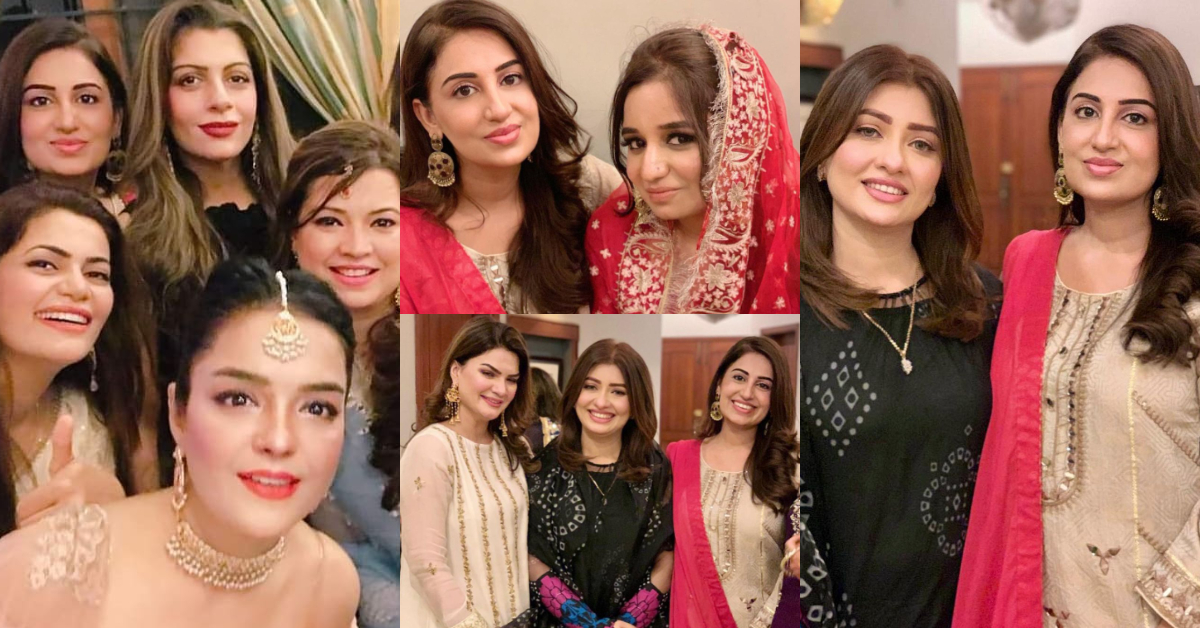 Farah Iqrar  Beautiful Pictures From Her Friend’s Dholak