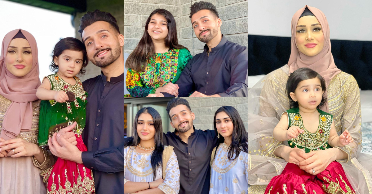 Unseen Eid Pictures Of Sham Idrees With His Family