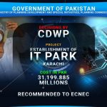 cdwp-recommends-karachi-it-park-project-to-ecnec-for-further-consideration