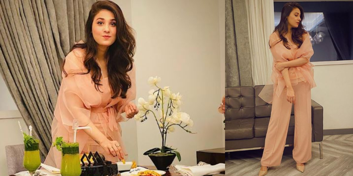 Hina Altaf Gives Major Bossy Vibes In This Peach Outfit 