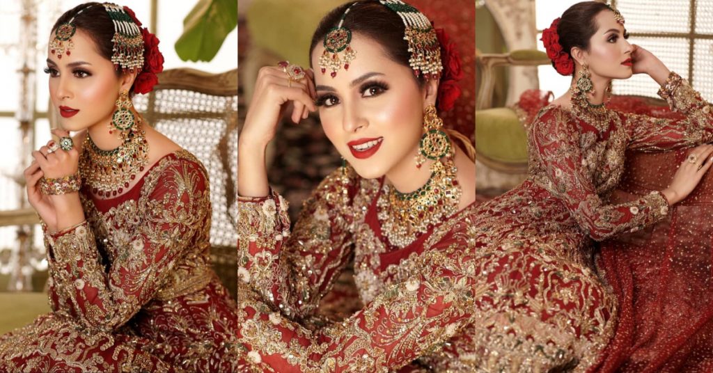 nimra-khan-looks-regal-in-a-deep-red-bridal-ensemble