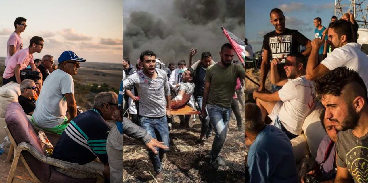 Heartless Israeli Families Gather On Hilltops To ‘Enjoy’ Bombardment On Palestinians – Video Goes Viral!