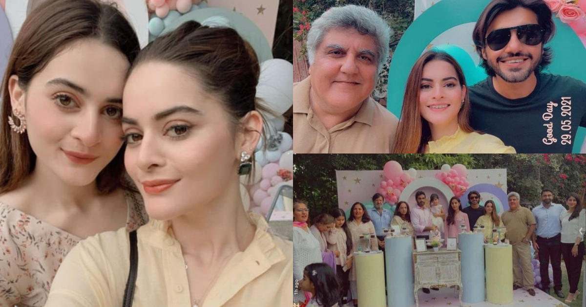 Minal And Aiman Spotted At The Birthday Of Ahsan Mohsin’s Niece