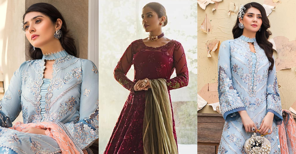 Asim Jofa’s Latest Chiffon Collection Featuring Sonya Hussyn And Dur-e-Fishan