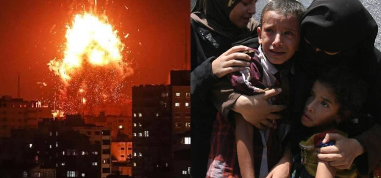 Palestinian Israel Bombs Gaza