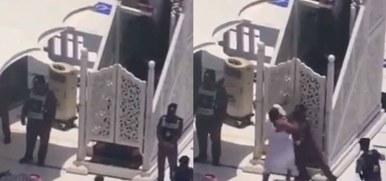 man attacks imam kaaba