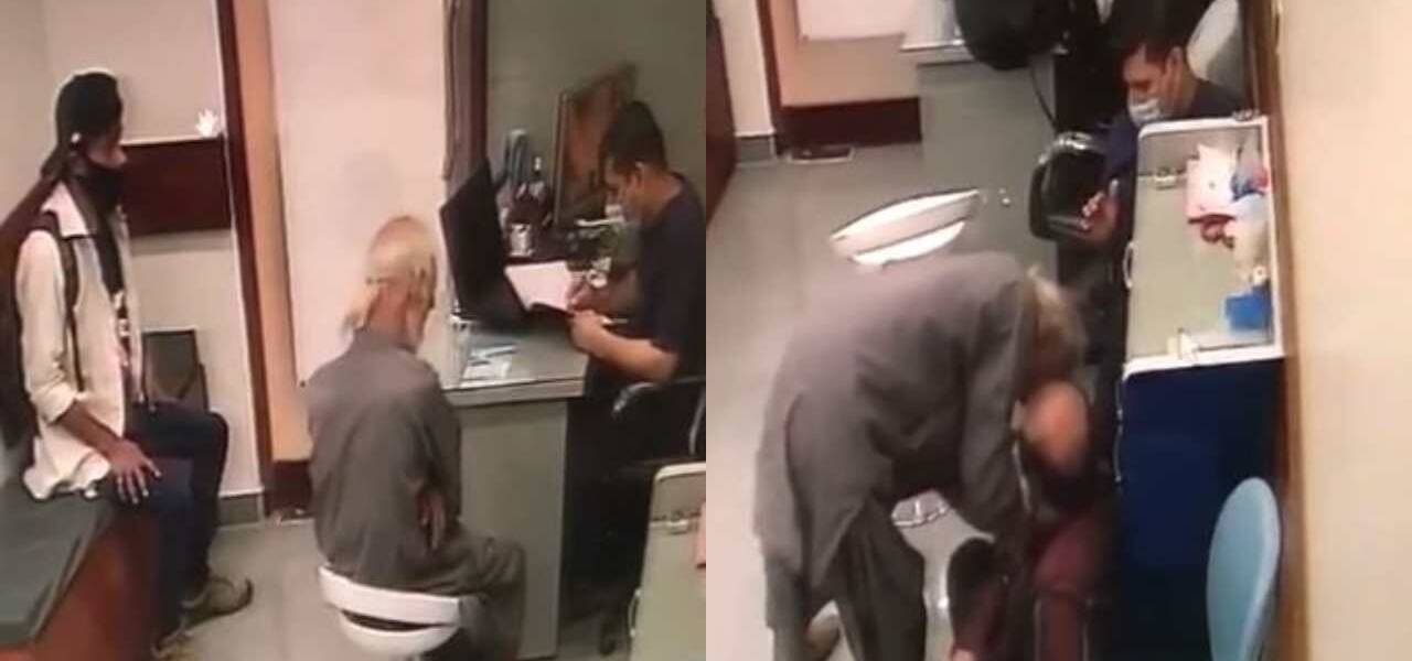 Elderly Man Robs Doctors