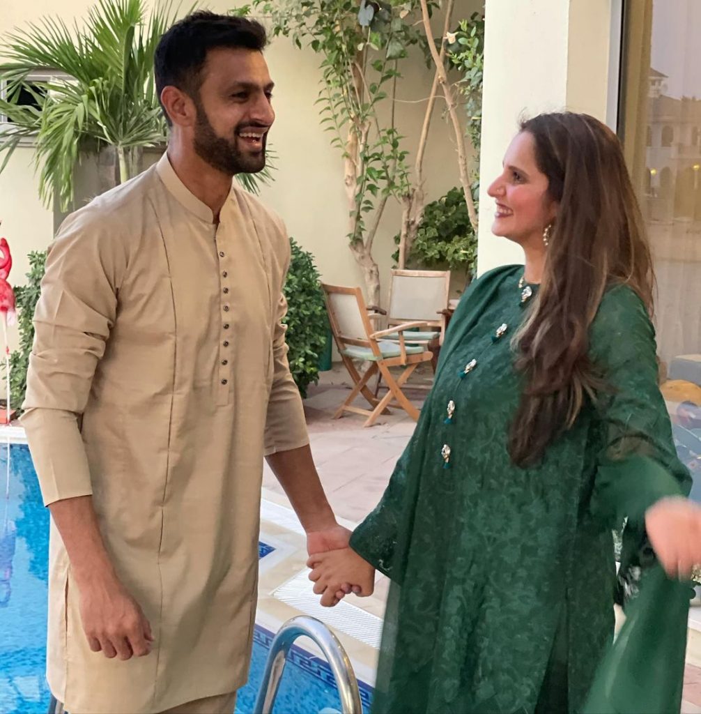 Shoaib Malik Celebrated Eid-ul-Fitar With Wife Sania Mirza In Dubai