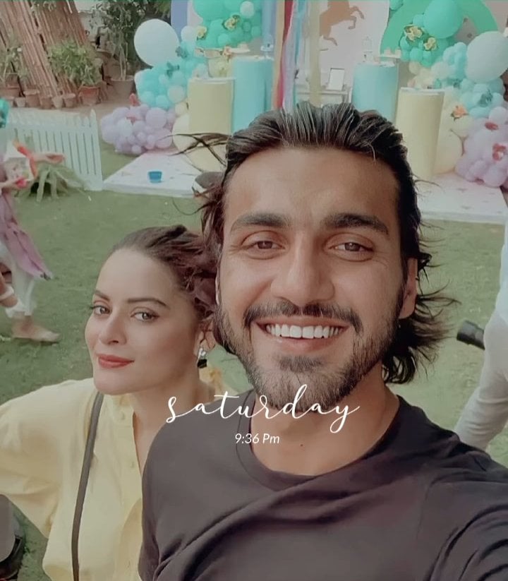 Minal And Aiman Spotted At The Birthday Of Ahsan Mohsin's Niece