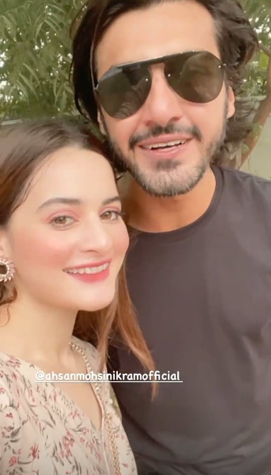 Minal And Aiman Spotted At The Birthday Of Ahsan Mohsin's Niece