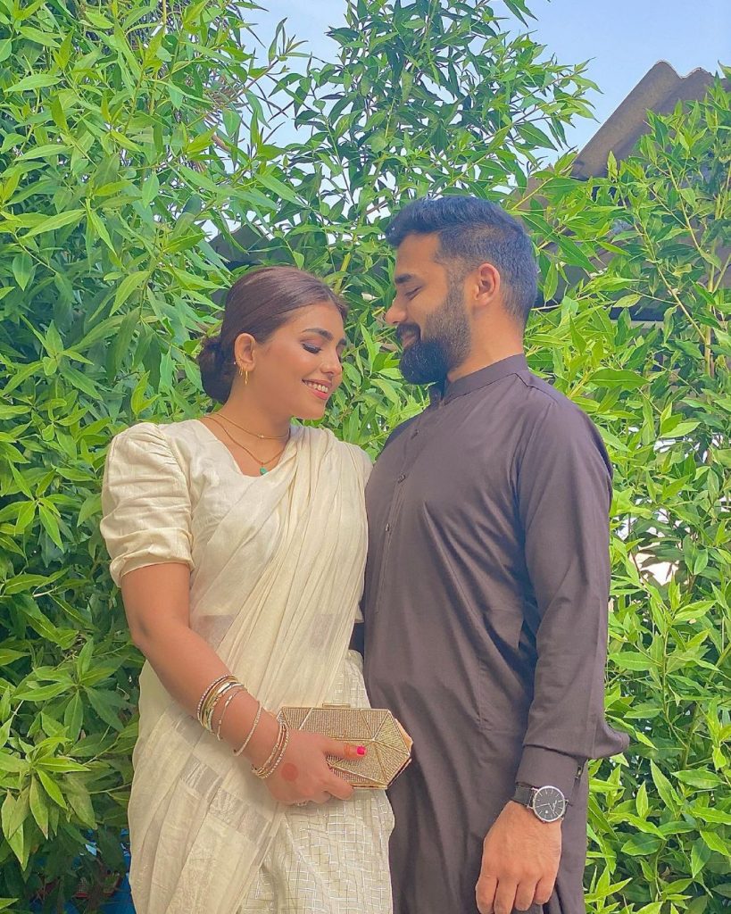 Anumta Qureshi Looks Adorable In Eid Pictures With Her Husband