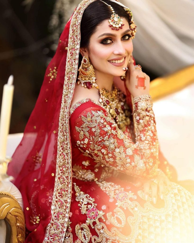 Ayeza Khan Flaunts Elegance In Her Latest Bridal Shoot