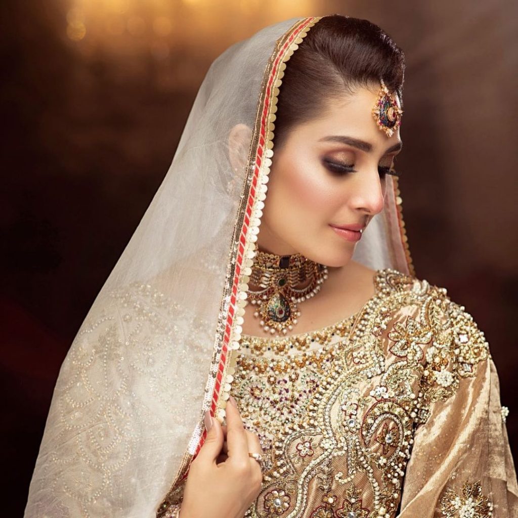 Ali Xeeshan Bridal Photoshoot Featuring Ayeza Khan