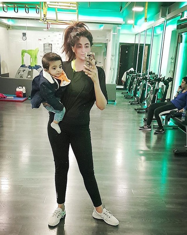 Fatima Sohail With Her Son Mehmat Haider - Latest Pictures