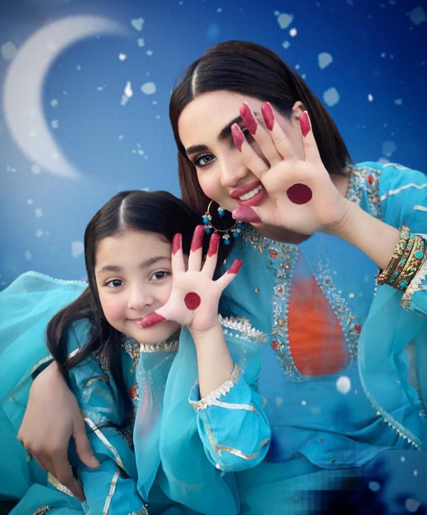 Fiza Ali With Her Daughter Faraal-Adorable Pictures