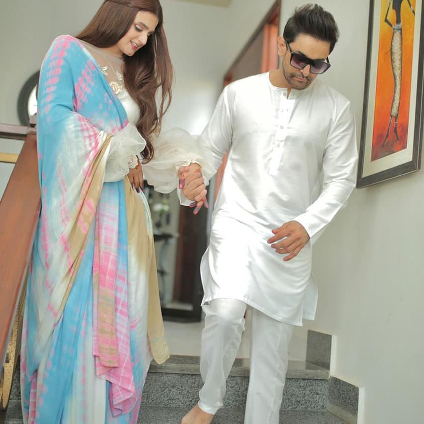 Hira Mani With Her Husband- Beautiful Eid Photoshoot