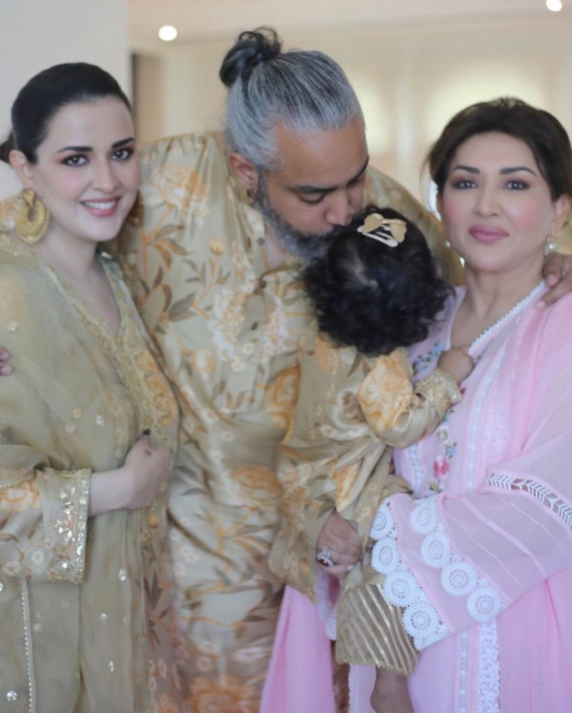 Natasha Khalid's Beautiful Pictures With Her Family Celebrating Eid