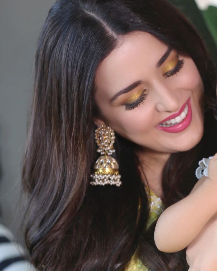 Natasha Khalid's Beautiful Pictures With Her Family Celebrating Eid