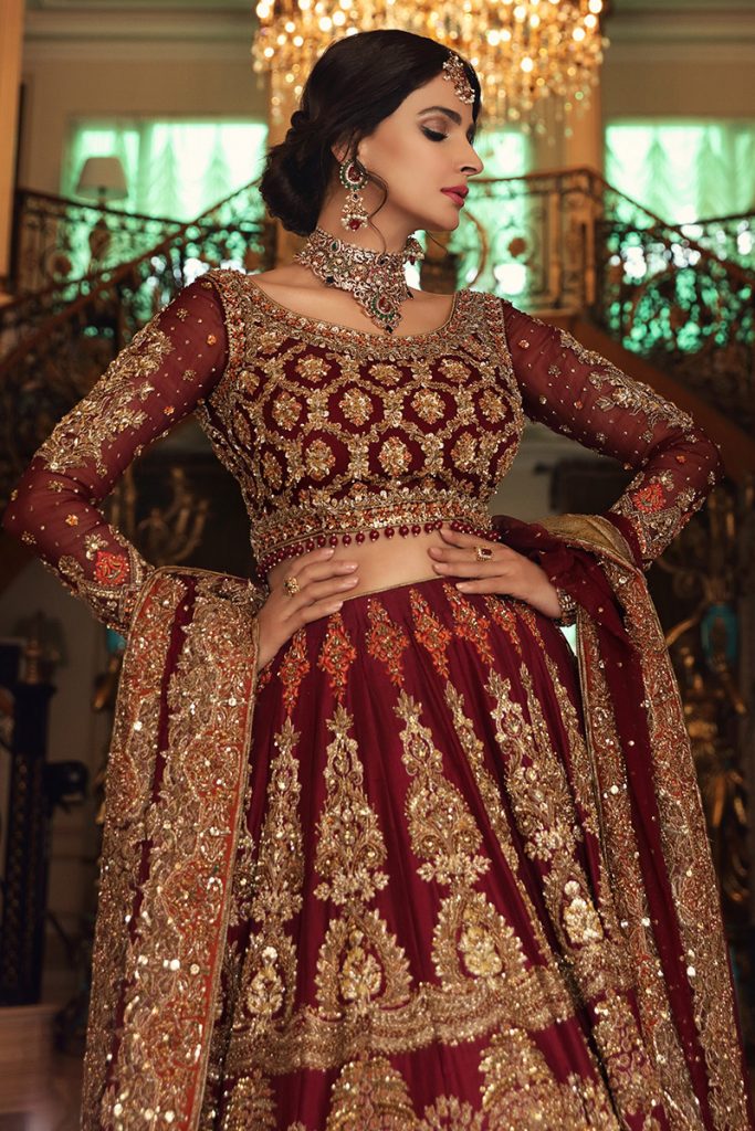 Saba Qamar Pulling Off Traditional Bridal Looks Like A Pro