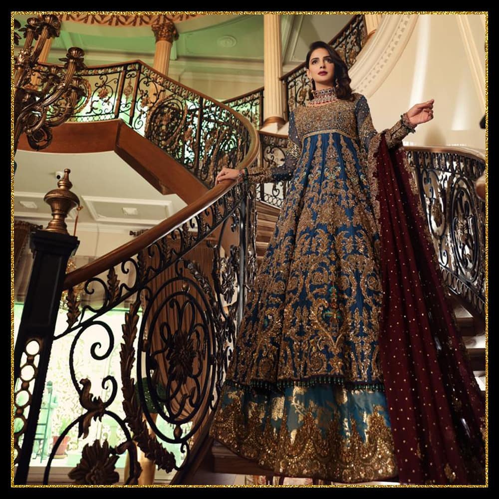 Saba Qamar Pulling Off Traditional Bridal Looks Like A Pro