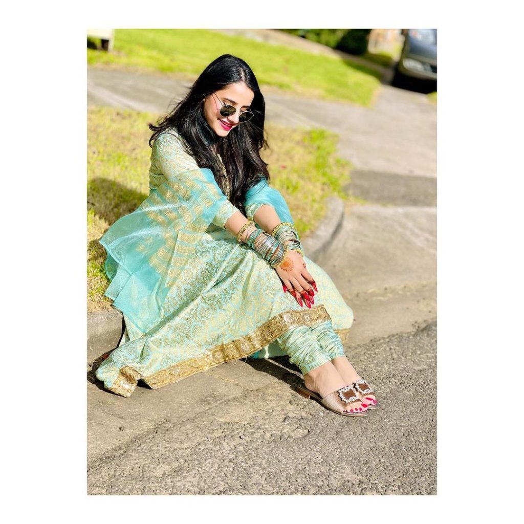 Saniya Shamshad's Beautiful Picture With Her Husband From Eid