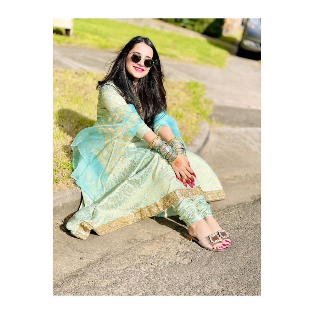 Saniya Shamshad's Beautiful Picture With Her Husband From Eid