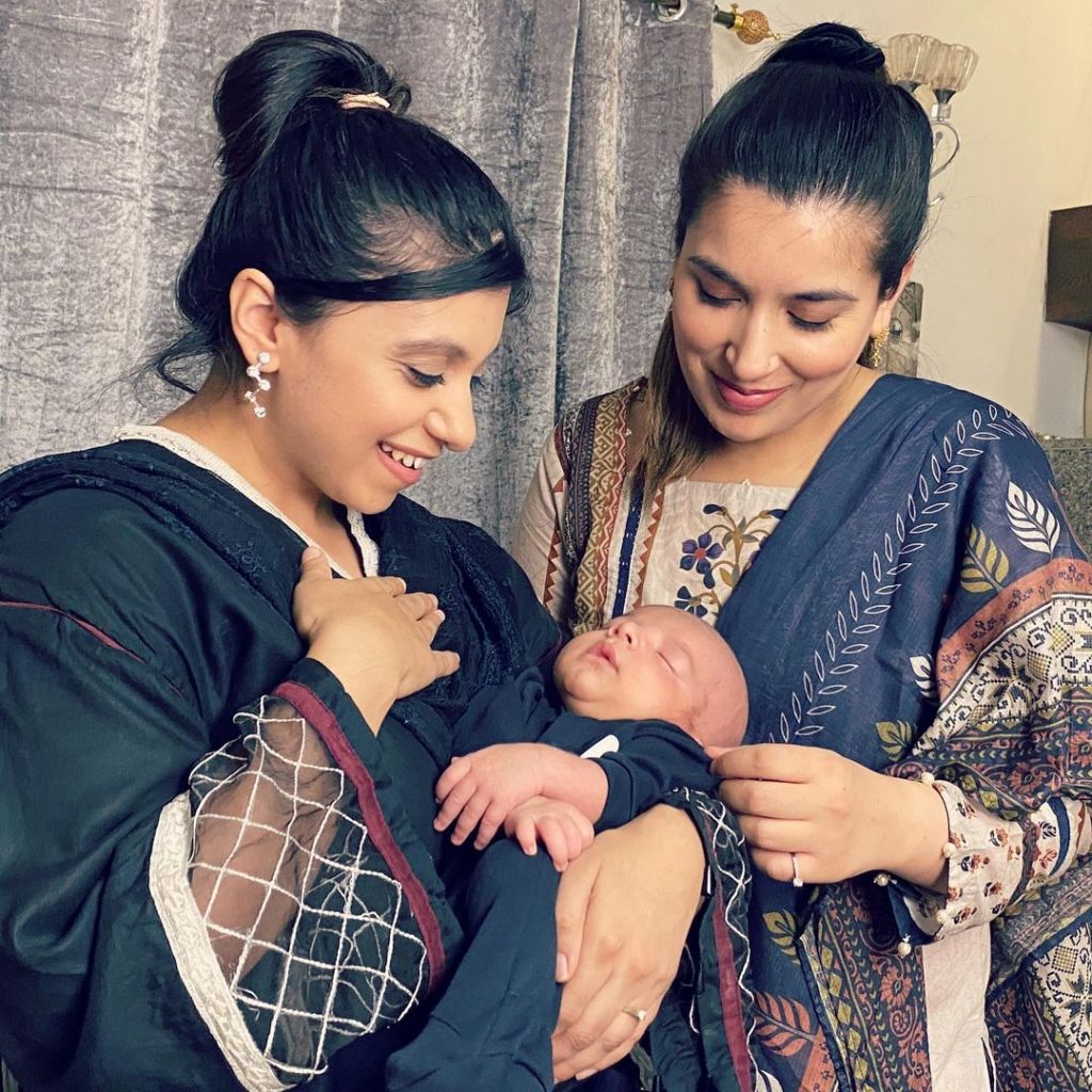 Rahim Pardesi Shared Adorable Pictures Of His New Born Baby With Wives