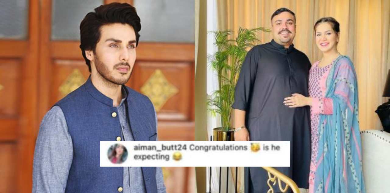 ‘Is He Expecting?’ – Ahsan Khan Comes To Rescue Ghana Ali After A Troll Ridicules Her Husband