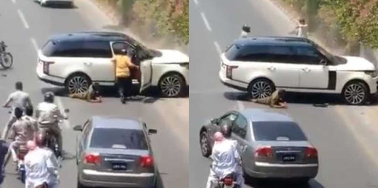 Drunk Range Rover Driver Runs Over & Crushes A Cop In Lahore – Video Goes Viral!