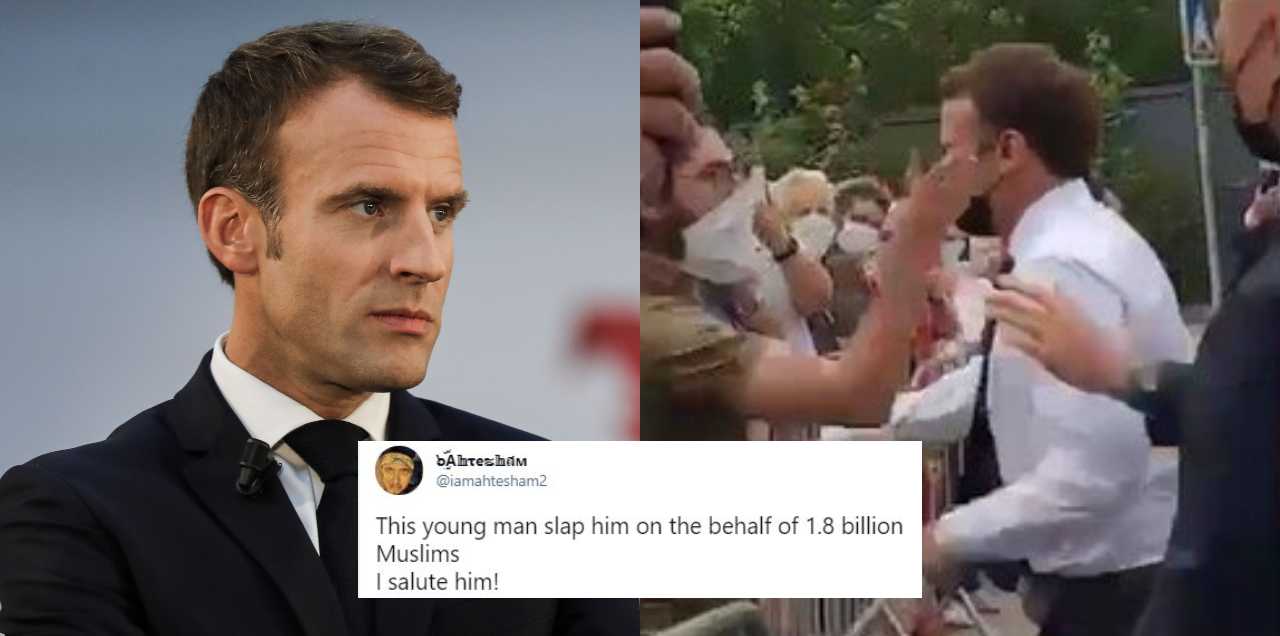 Oops! After Getting Egged, French President Macron Has Now Been Slapped In The Face