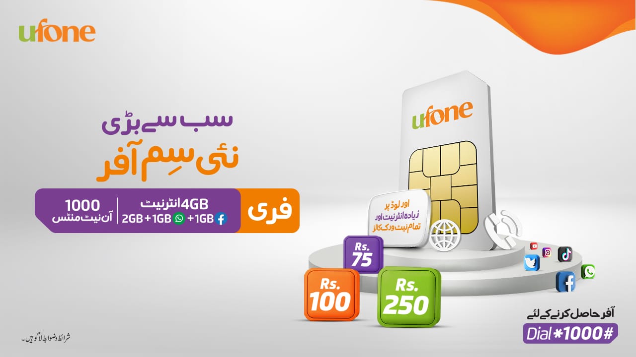 Ufone’s ‘Nayi SIM Offer’ Brings Exciting All-In-One Bundles for New Customers