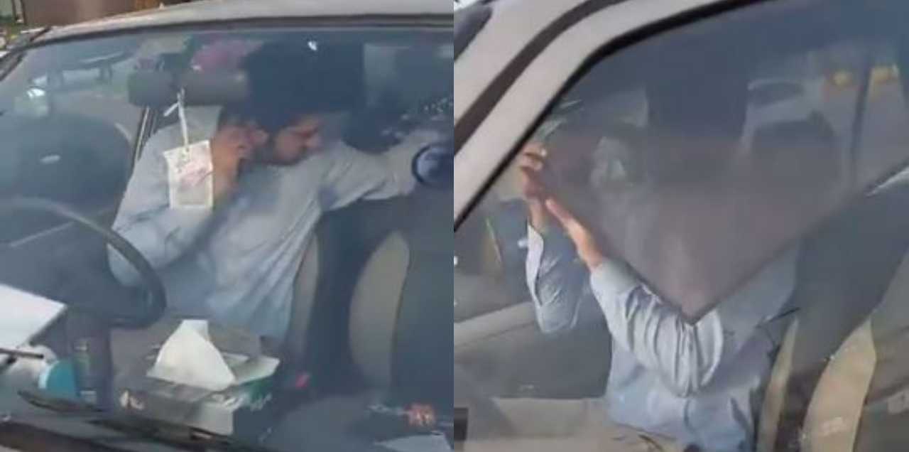 WATCH: Woman Exposes Man Who Followed Her In His Car, Trying To Get Her No!