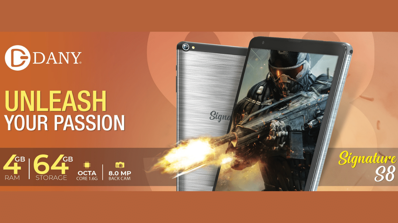 Dany Signature S8 Tablet – Your Perfect Device for Gaming and Online Work