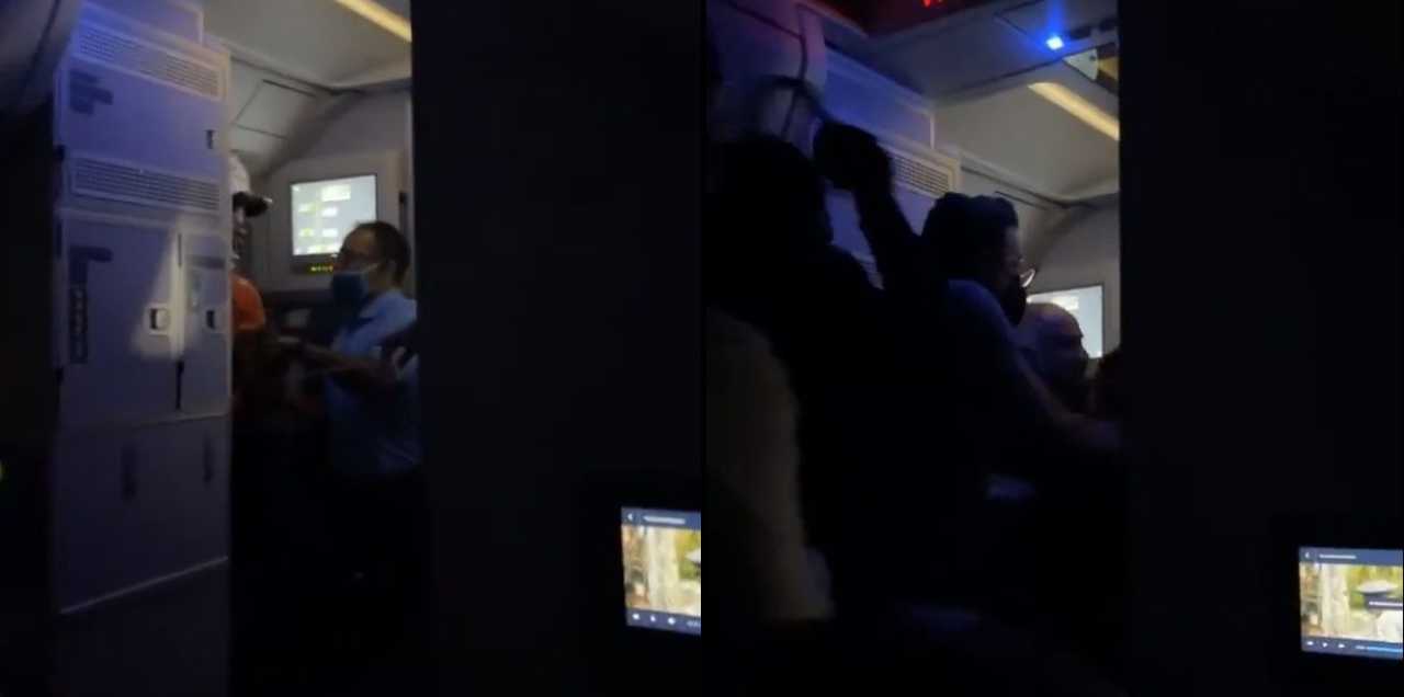 Terrifying Video Shows Man Trying To Open Plane’s Door Mid-Air While Passengers Watch In Terror