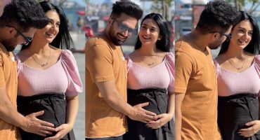 Mommy To Be Sarah Khan Flaunts Her Baby Bump