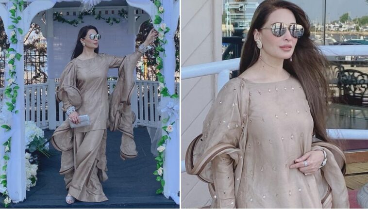Reema Khan Absolutely Beautiful In Gucci Color Suit